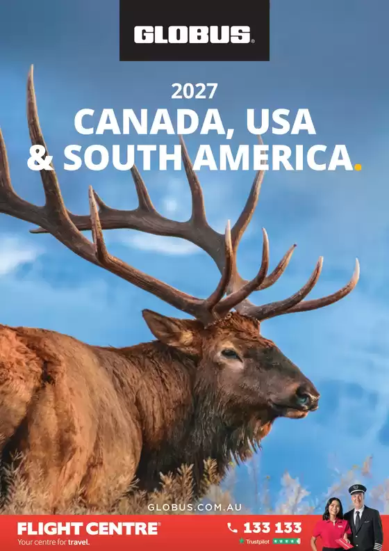 Flight Centre catalogue | Globus 2027 Canada USA & South America | 2027-01-01T00:00:00.000Z - 2027-12-31T00:00:00.000Z