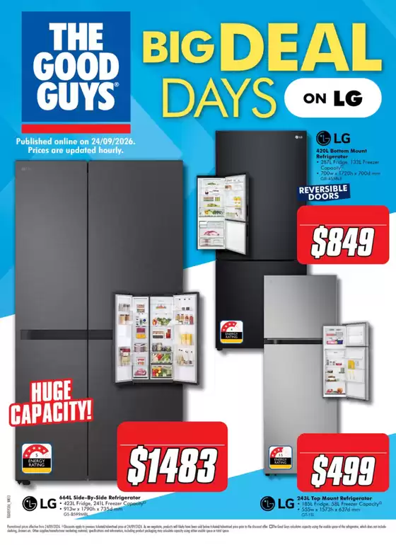 The Good Guys catalogue | Big Deal Days | 2026-09-25T00:00:00.000Z - 2026-10-08T00:00:00.000Z