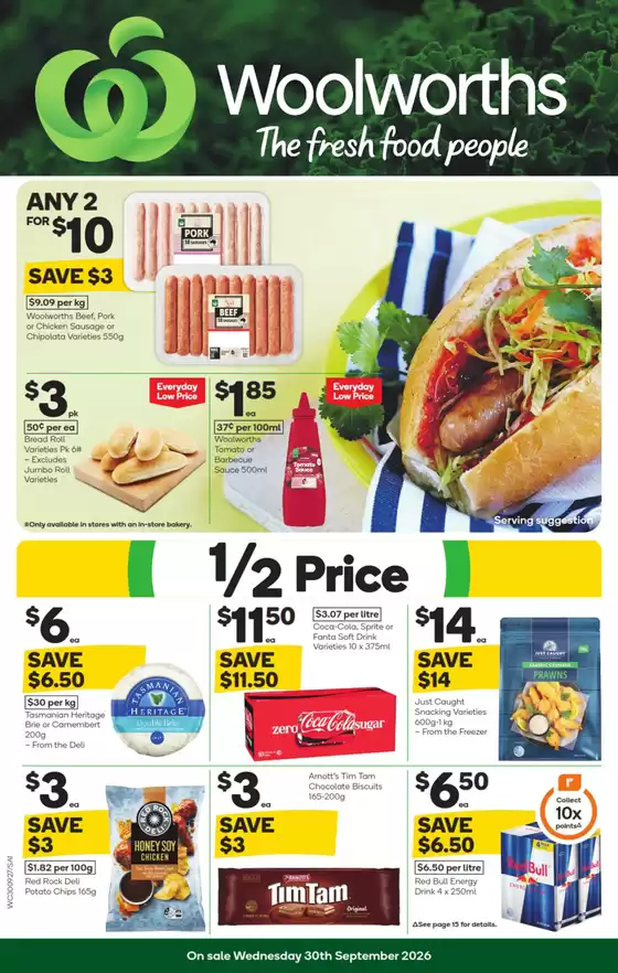 Woolworths catalogue | Weekly Specials - 30/09 | 2026-09-23T00:00:00.000Z - 2026-09-29T00:00:00.000Z