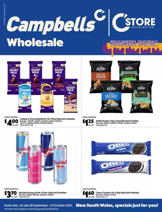 C-Store Distribution catalogue | Wholesale | 2026-09-28T00:00:00.000Z - 2026-10-25T00:00:00.000Z