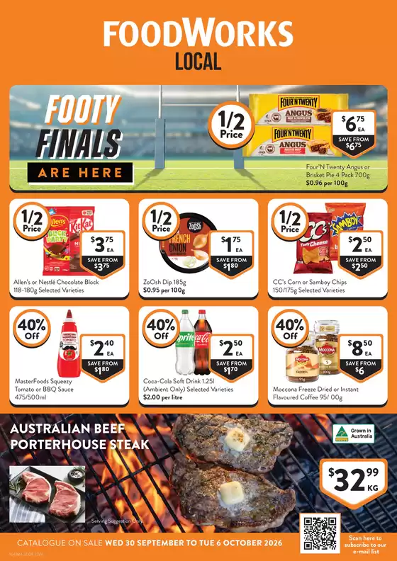 Foodworks catalogue in Portland NSW | Local | 2026-09-30T00:00:00.000Z - 2026-10-06T00:00:00.000Z