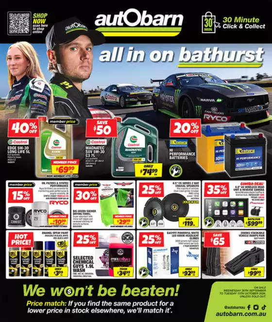 Autobarn catalogue | All In On Bathurst | 2026-09-30T00:00:00.000Z - 2026-10-13T00:00:00.000Z