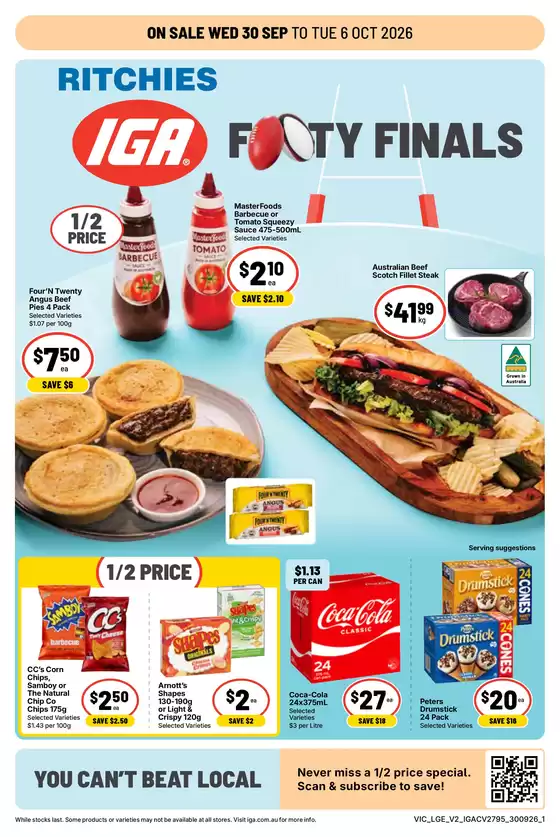 Ritchies catalogue | Ritchies 30/09 | 2026-09-30T00:00:00.000Z - 2026-10-06T00:00:00.000Z