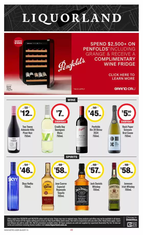 Liquorland catalogue | Weekly Specials | 2026-09-30T00:00:00.000Z - 2026-10-06T00:00:00.000Z