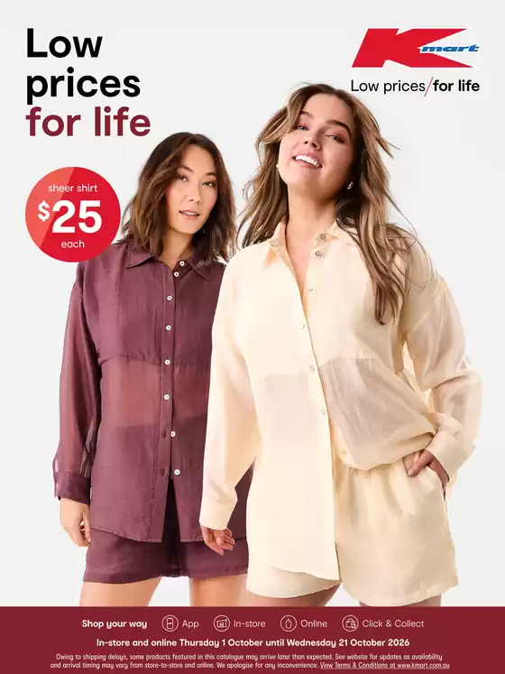 Kmart catalogue | October Apparel | 2026-10-01T00:00:00.000Z - 2026-10-21T00:00:00.000Z