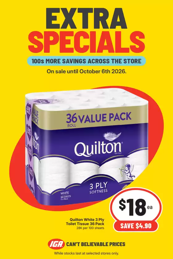 SUPA VALU IGA catalogue | Supa Big Deals This Week | 2026-09-30T00:00:00.000Z - 2026-10-06T00:00:00.000Z