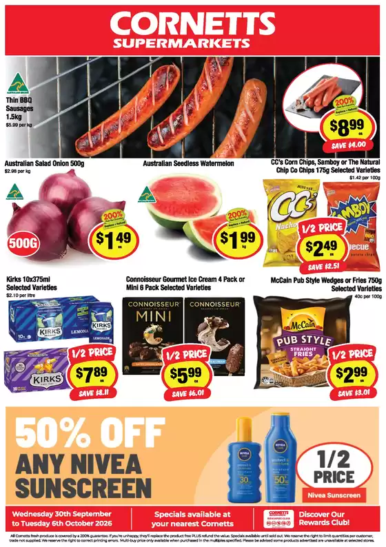 CORNETTS catalogue | CORNETTS catalogue specials | 2026-09-30T00:00:00.000Z - 2026-10-06T00:00:00.000Z