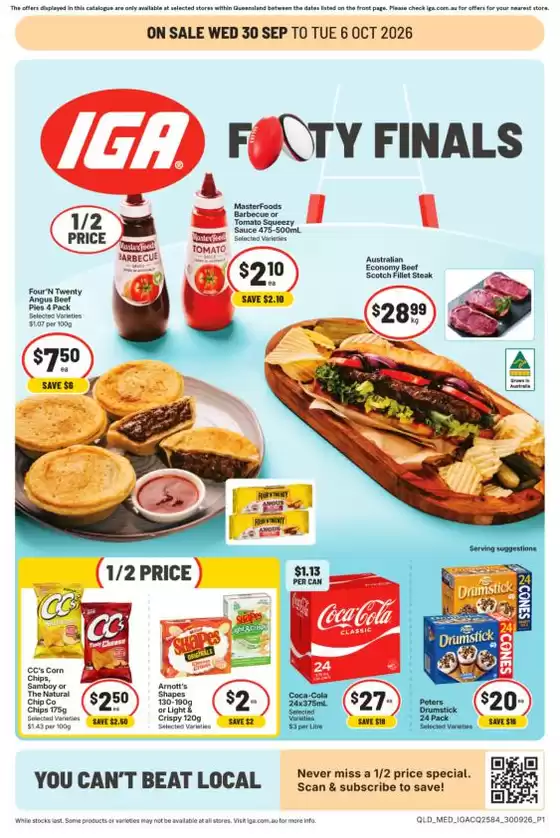 IGA catalogue in Poona QLD | IGA 30/09 | 2026-09-30T00:00:00.000Z - 2026-10-06T00:00:00.000Z