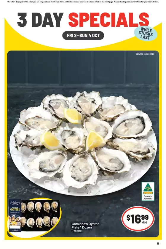 IGA catalogue in Bayside QLD | IGA 02/10 | 2026-10-02T00:00:00.000Z - 2026-10-04T00:00:00.000Z