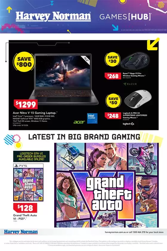 Harvey Norman catalogue | HN Gaming Catalogue Catalogue | 2026-10-01T00:00:00.000Z - 2026-10-09T00:00:00.000Z