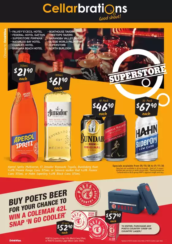 Cellarbrations catalogue | Good Shout! QLD SS 05/10 | 2026-10-05T00:00:00.000Z - 2026-11-01T00:00:00.000Z