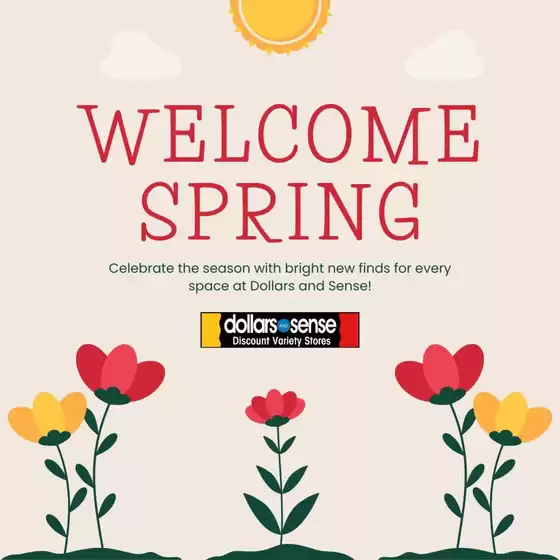 Dollars and Sense catalogue | Welcome Spring | 2026-10-01T00:00:00.000Z - 2026-10-31T00:00:00.000Z