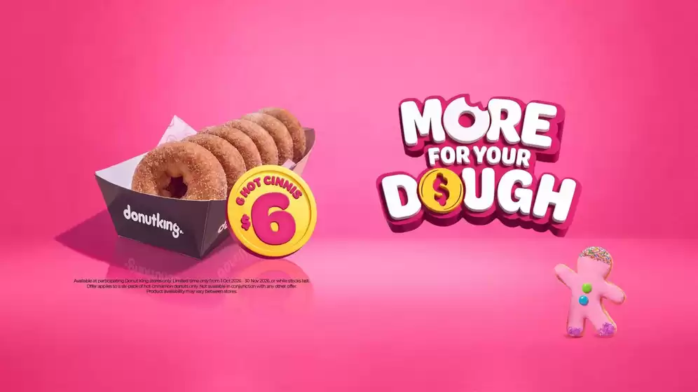 Donut King catalogue | Specials | 2026-10-01T00:00:00.000Z - 2026-11-30T00:00:00.000Z