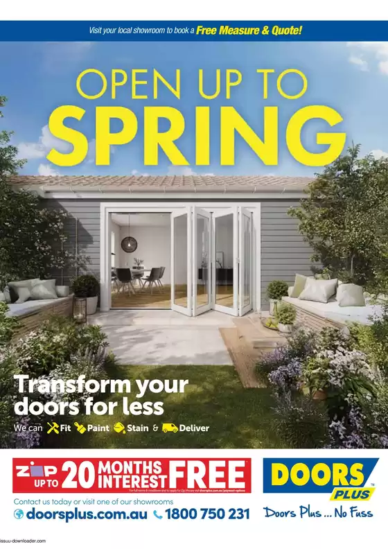 Doors Plus catalogue | Open Up to Spring | 2026-10-01T00:00:00.000Z - 2026-10-31T00:00:00.000Z