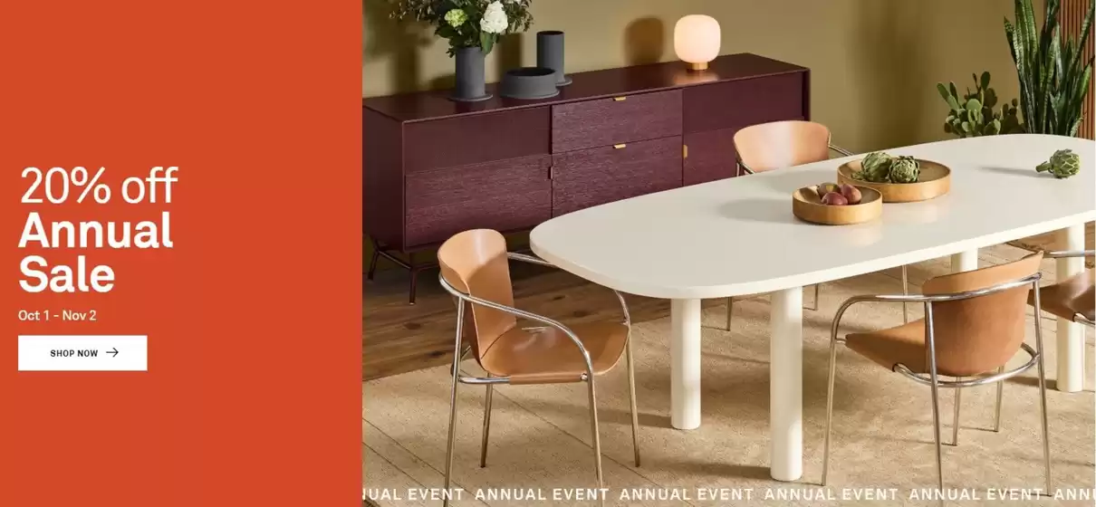 Blu Dot catalogue | 20% off Annual Sale | 2026-10-01T00:00:00.000Z - 2026-11-02T00:00:00.000Z