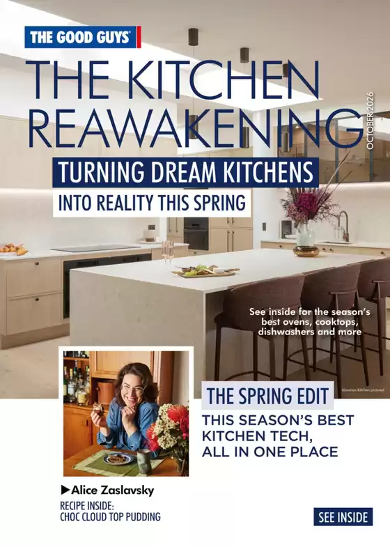 The Good Guys catalogue | The Kitchen Reawakening | 2026-10-02T00:00:00.000Z - 2026-10-31T00:00:00.000Z