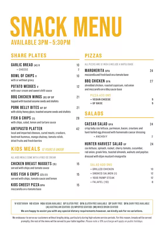 Harrigan’s Irish Pub catalogue | Snack Specials Summer 2026 | 2026-10-02T00:00:00.000Z - 2026-10-31T00:00:00.000Z
