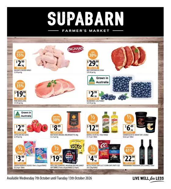 Supabarn catalogue | Weekly Specials 07/10 | 2026-10-07T00:00:00.000Z - 2026-10-13T00:00:00.000Z