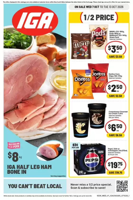 IGA catalogue | IGA 07/10 | 2026-10-07T00:00:00.000Z - 2026-10-13T00:00:00.000Z