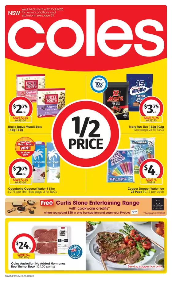 Coles catalogue | Coles Catalogue - 14th October | 2026-10-14T00:00:00.000Z - 2026-10-20T00:00:00.000Z