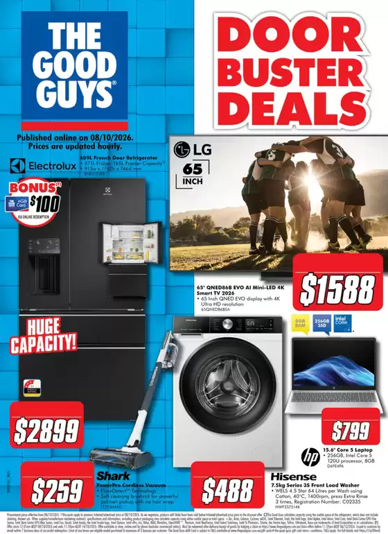 The Good Guys catalogue | Door Buster Deals | 2026-10-08T00:00:00.000Z - 2026-10-14T00:00:00.000Z