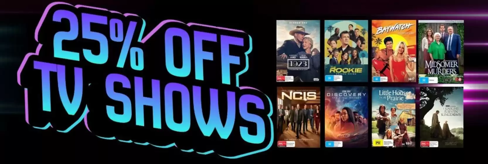 Sanity catalogue | 25% Off TV Shows | 2026-10-09T00:00:00.000Z - 2026-10-18T00:00:00.000Z
