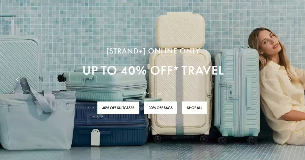 Strandbags catalogue | Up To 40% Off Travel | 2026-10-09T00:00:00.000Z - 2026-10-18T00:00:00.000Z