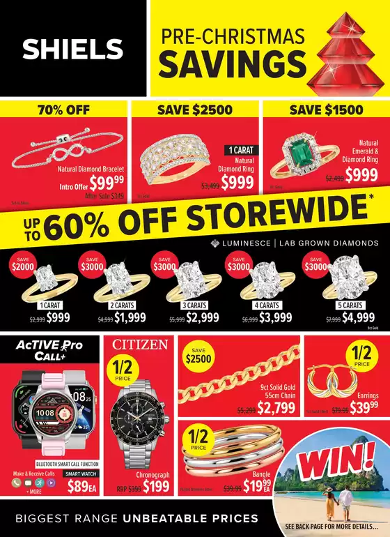 Shiels catalogue | Pre Christmas Savings | 2026-10-12T00:00:00.000Z - 2026-11-15T00:00:00.000Z