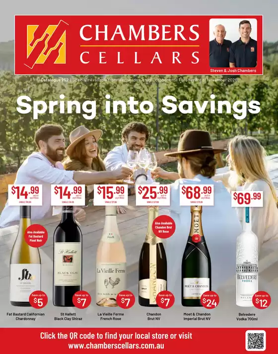Chambers Cellars catalogue | Spring Into Savings! | 2026-10-12T00:00:00.000Z - 2026-11-03T00:00:00.000Z