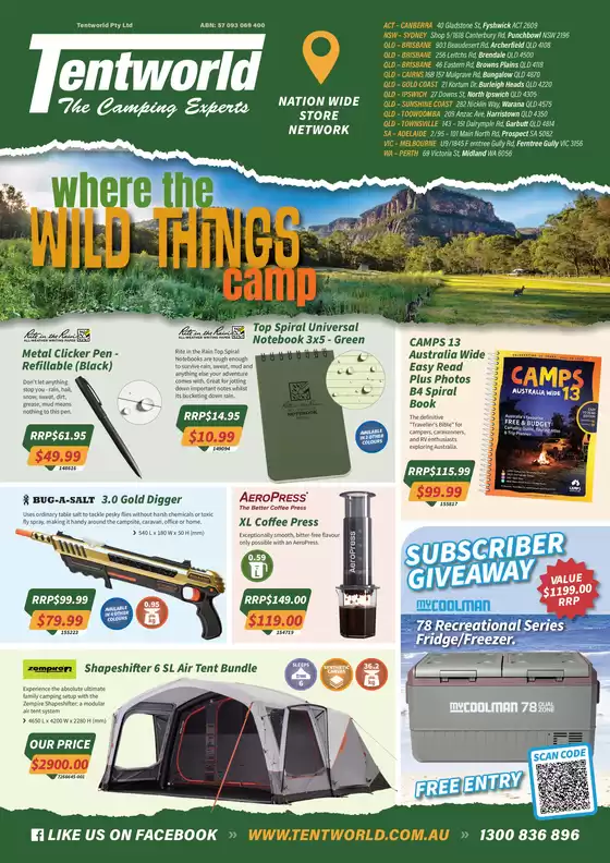 Tentworld catalogue | Where The Wild Things Camp | 2026-10-12T00:00:00.000Z - 2026-11-05T00:00:00.000Z