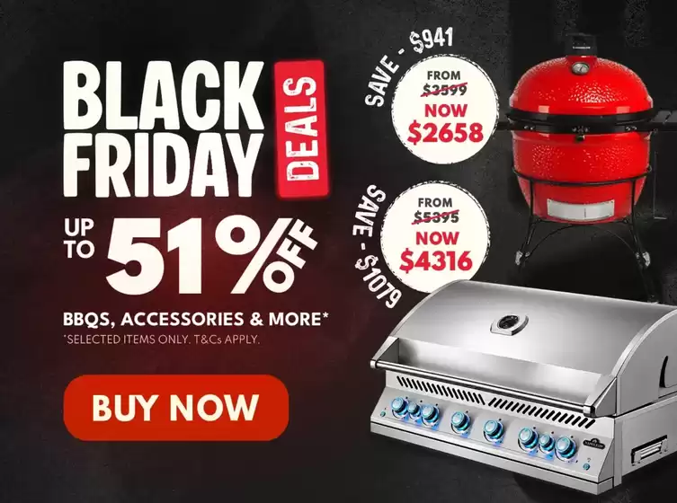 Joe's Barbeques & Heating catalogue in Tailem Bend SA | Black Friday | 2026-10-12T00:00:00.000Z - 2026-11-27T00:00:00.000Z