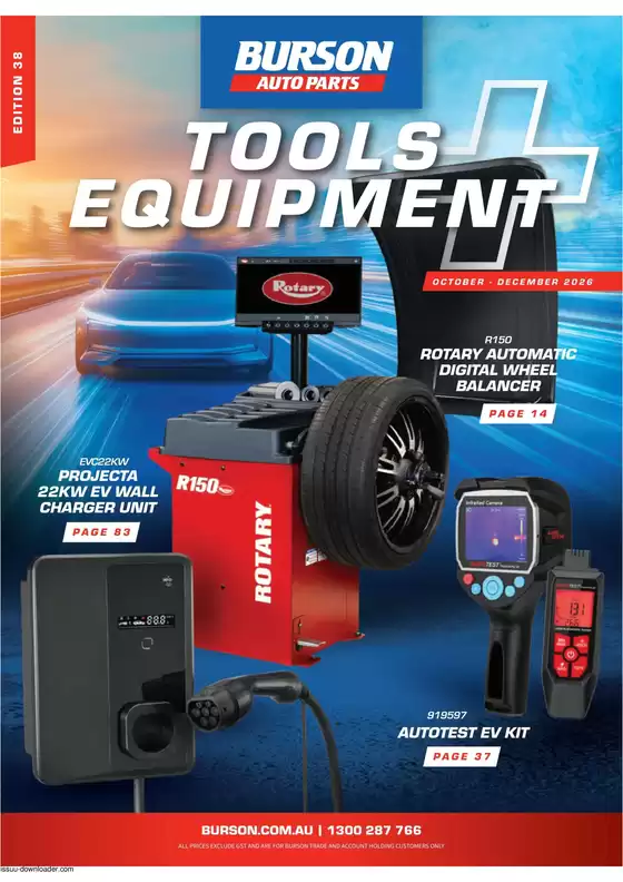 Burson Auto Parts catalogue | Tools and Equipment | 2026-10-13T00:00:00.000Z - 2026-10-31T00:00:00.000Z