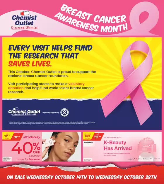 Chemist Outlet catalogue in St Leonards NSW | October Catalogue | 2026-10-14T00:00:00.000Z - 2026-10-28T00:00:00.000Z