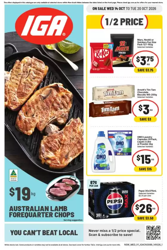 IGA catalogue in Ellenbrook WA | IGA 14/10 | 2026-10-14T00:00:00.000Z - 2026-10-20T00:00:00.000Z