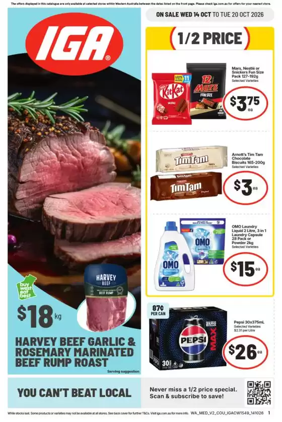 IGA catalogue in Esperance WA | IGA 14/10 | 2026-10-14T00:00:00.000Z - 2026-10-20T00:00:00.000Z