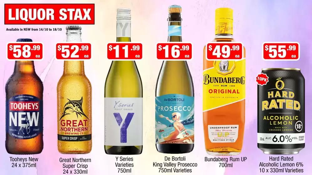Liquor Stax catalogue | Weekly Specials | 2026-10-14T00:00:00.000Z - 2026-10-18T00:00:00.000Z