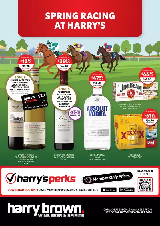 Harry Brown catalogue in Trafalgar VIC | Spring Racing at Harry's | 2026-10-14T00:00:00.000Z - 2026-11-03T00:00:00.000Z