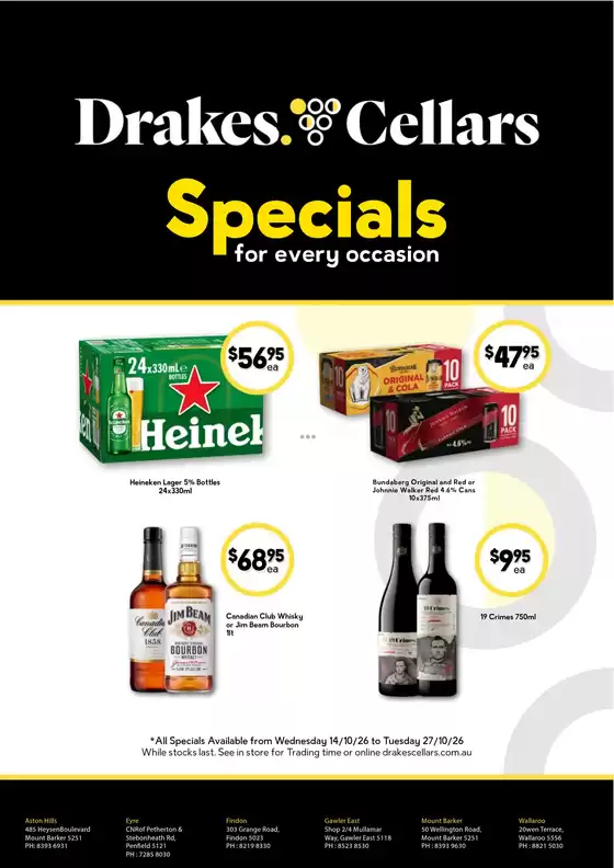 Drakes catalogue | Our best offers for you | 2026-10-15T00:00:00.000Z - 2026-10-27T00:00:00.000Z