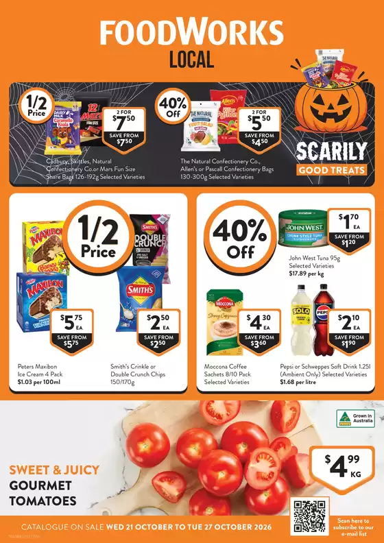 Foodworks catalogue in Molong NSW | Local | 2026-10-21T00:00:00.000Z - 2026-10-27T00:00:00.000Z
