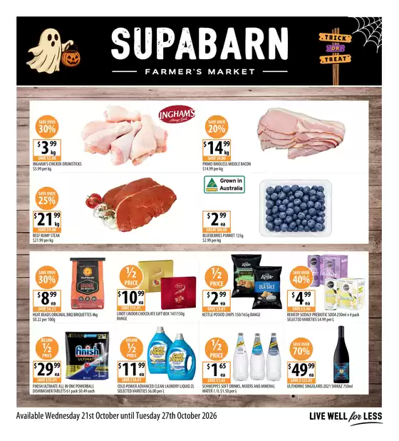 Supabarn catalogue | Weekly Specials 21/10 | 2026-10-21T00:00:00.000Z - 2026-10-27T00:00:00.000Z