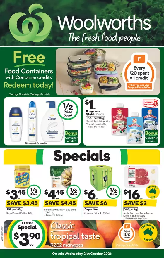 Woolworths catalogue | Weekly Specials - 21/10 | 2026-10-21T00:00:00.000Z - 2026-10-27T00:00:00.000Z