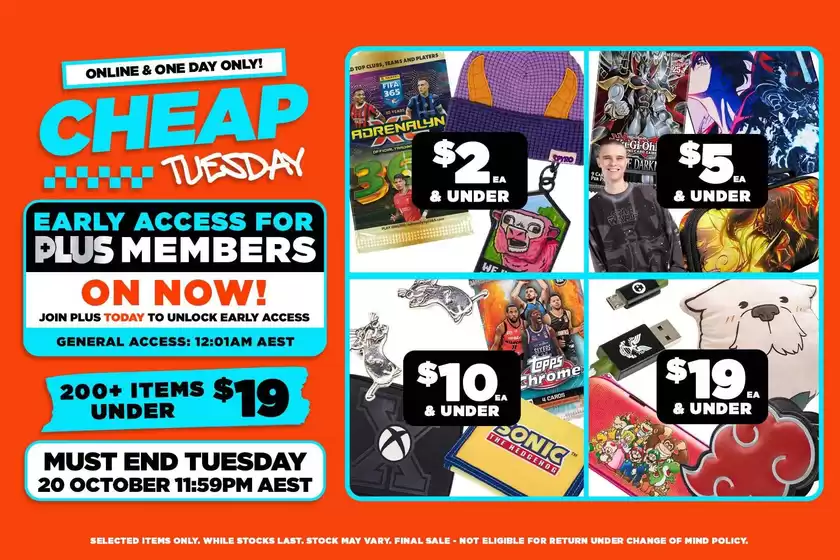 EB Games catalogue in Hilbert WA | Cheap Tuesday | 2026-10-20T00:00:00.000Z - 2026-10-20T00:00:00.000Z