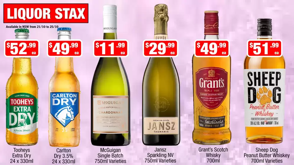 Liquor Stax catalogue | Weekly Specials | 2026-10-21T00:00:00.000Z - 2026-10-25T00:00:00.000Z