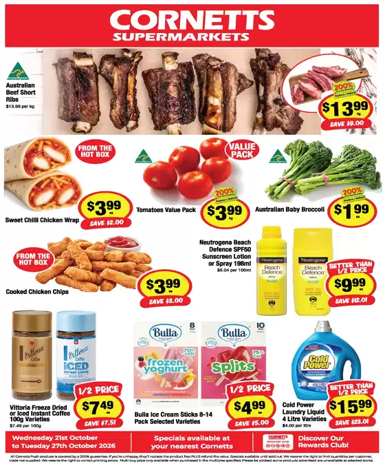 CORNETTS catalogue | Weekly Specials | 2026-10-21T00:00:00.000Z - 2026-10-27T00:00:00.000Z