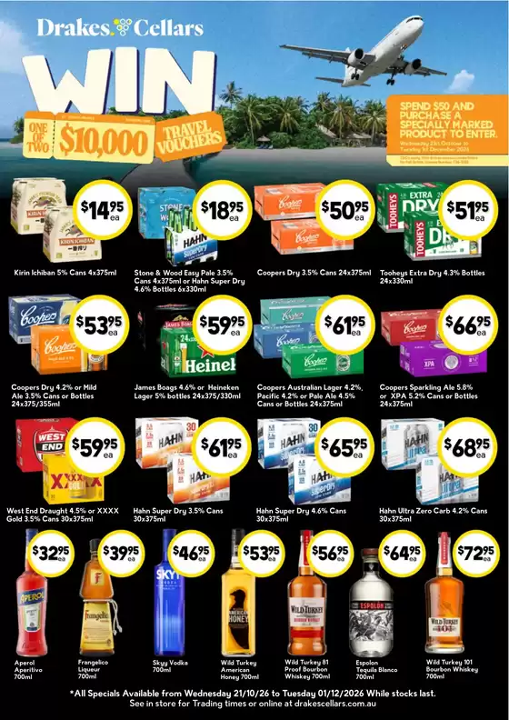 Drakes catalogue | Our best deals for you | 2026-10-22T00:00:00.000Z - 2026-12-01T00:00:00.000Z