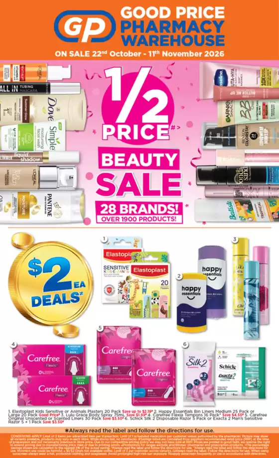 Good Price Pharmacy catalogue | Beauty Sale | 2026-10-23T00:00:00.000Z - 2026-11-11T00:00:00.000Z