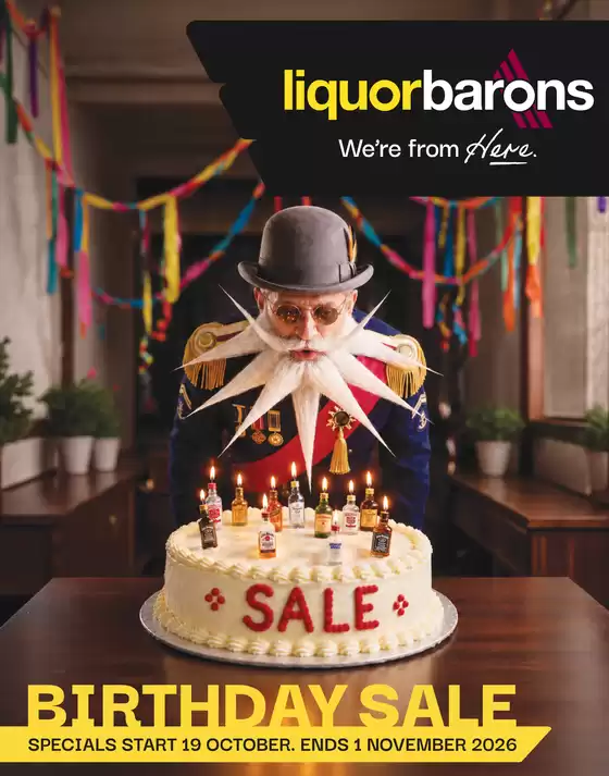 Liquor Barons catalogue | Barons’ Birthday Sale 2026 | 2026-10-23T00:00:00.000Z - 2026-11-01T00:00:00.000Z
