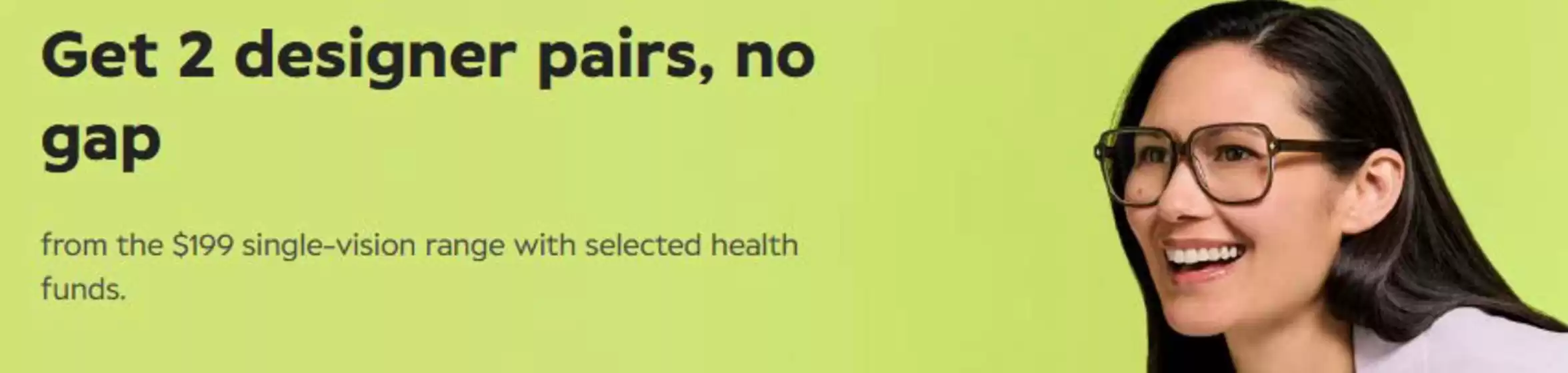 Specsavers catalogue | Get 2 Designer Pairs, No Gap | 2026-10-23T00:00:00.000Z - 2026-11-08T00:00:00.000Z