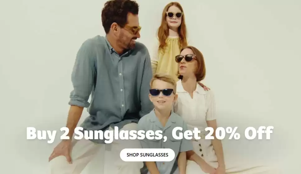 Cancer Council catalogue | Buy 2 Sunglasses, Get 20% Off | 2026-10-23T00:00:00.000Z - 2026-11-08T00:00:00.000Z