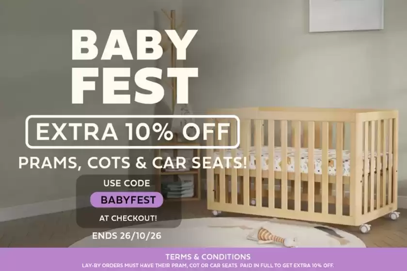 Baby Kingdom catalogue in Blairgowrie VIC | Extra 10% Off | 2026-10-23T00:00:00.000Z - 2026-10-26T00:00:00.000Z